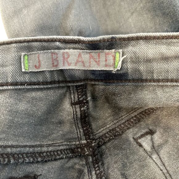 J BRAND Women's Tie Dye Denim Slash Berlin Skinny Distressed Jeans Size 26 - Picture 12 of 13